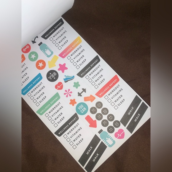 Happy Planner FITNESS Stickers - Picture 3 of 6